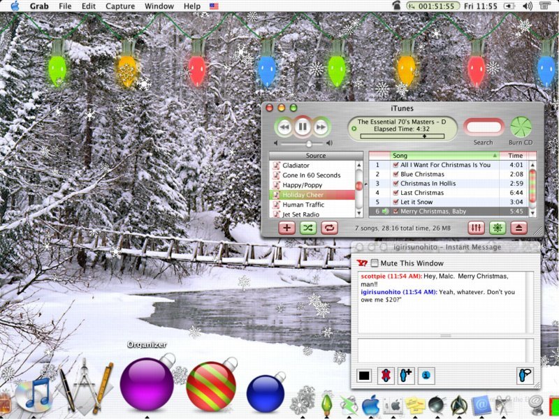 Computer Desktop Decor, Holiday-style